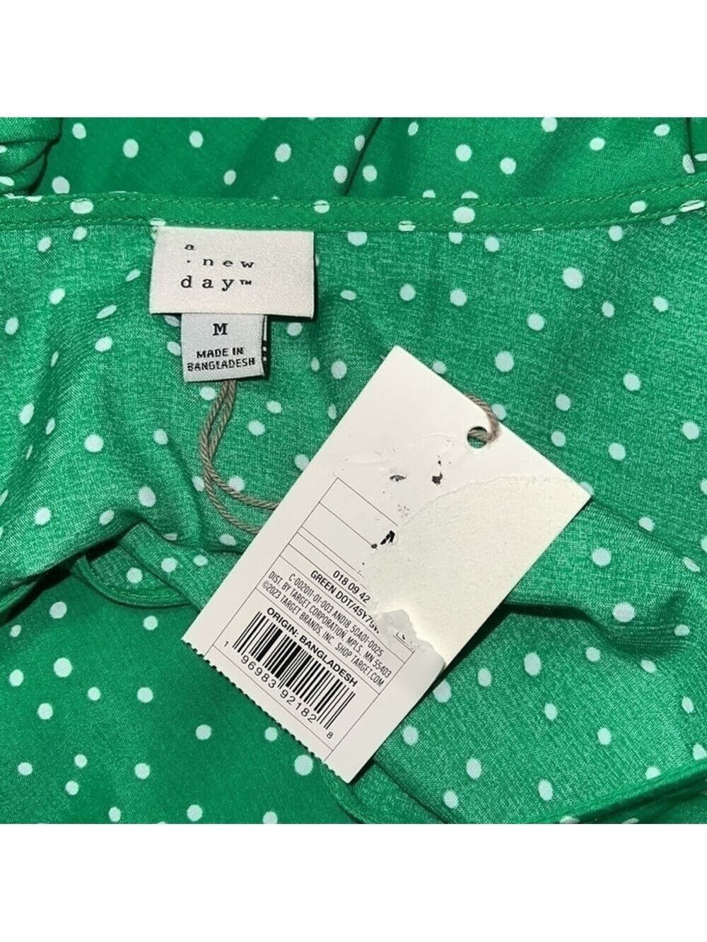 Green Mini Wrap Dress Size Medium St. Patrick’s Day Dress - Picture 8 of 8